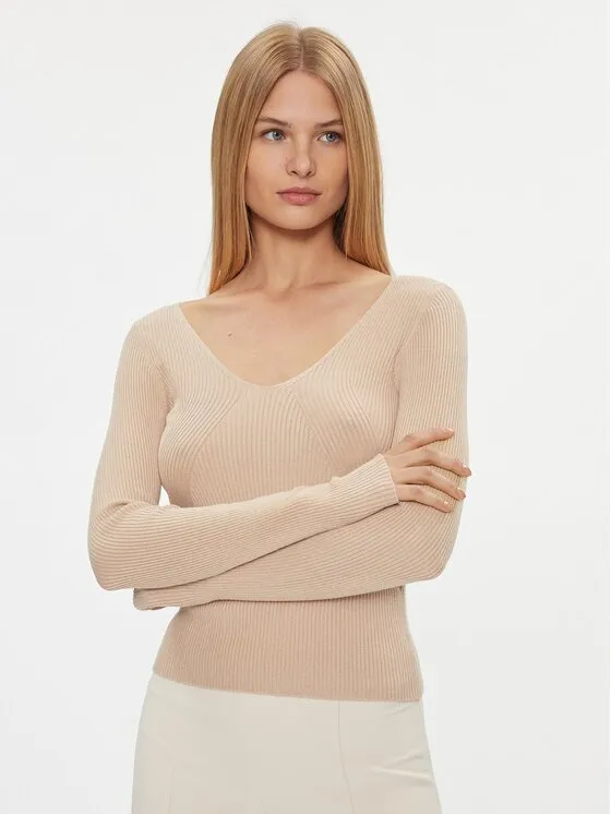 Πουλόβερ · Μπεζ · Regular Fit