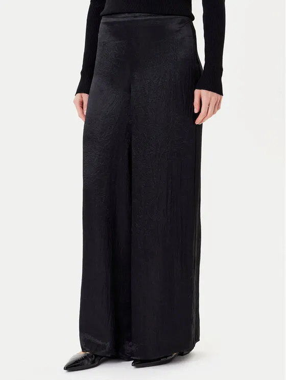 Παντελόνι Palazzo · Μαύρο · Regular Fit