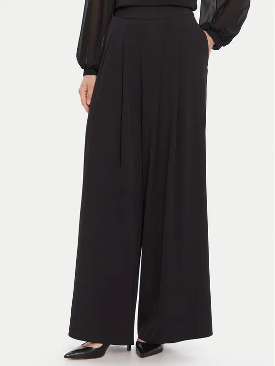 Παντελόνι Palazzo · Μαύρο · Regular Fit