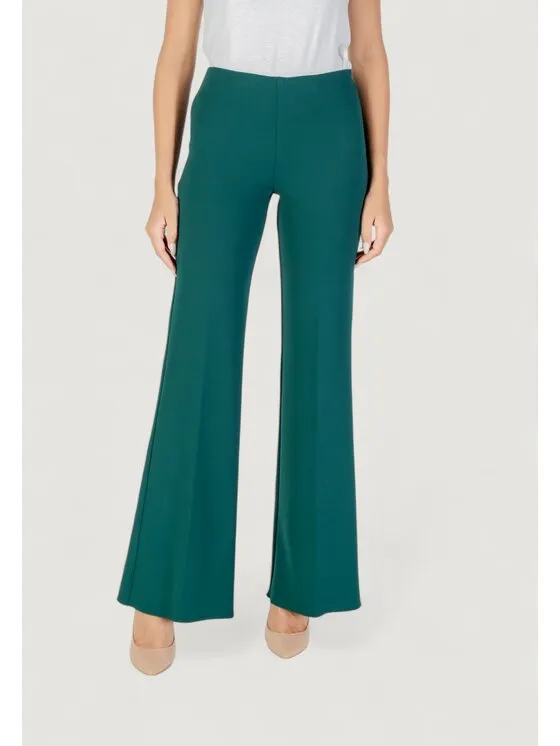 Παντελόνι Palazzo · Πράσινο · Regular Fit