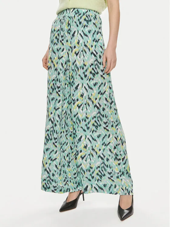 Παντελόνι Palazzo · Πράσινο · Regular Fit