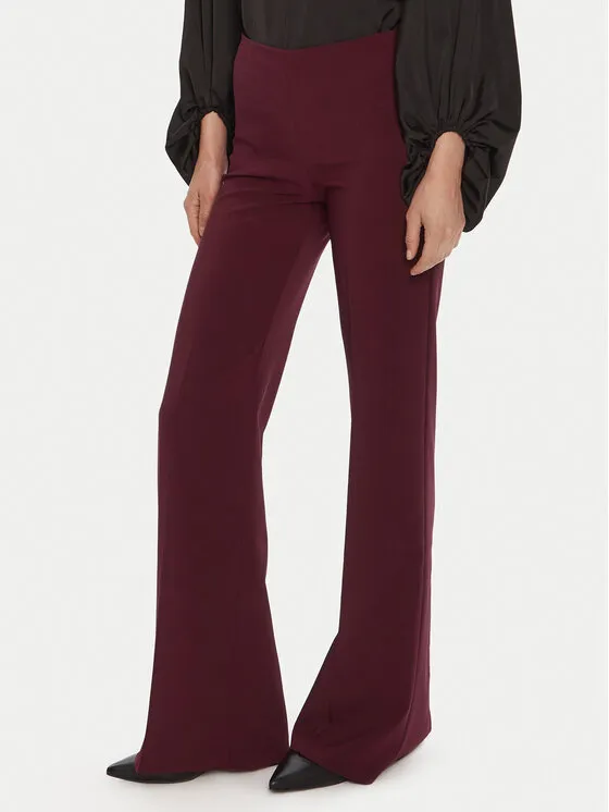 Παντελόνι Palazzo · Μπορντό · Regular Fit