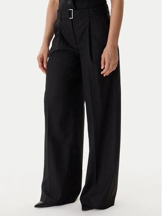Παντελόνι Palazzo · Μαύρο · Regular Fit