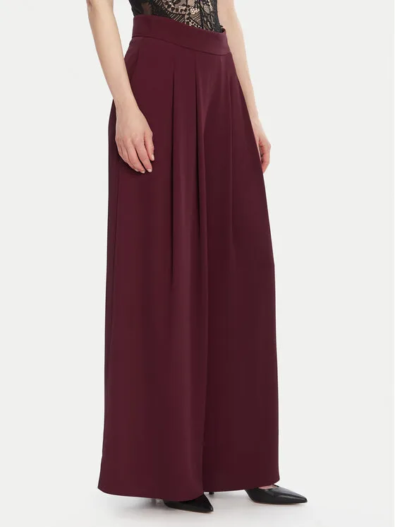 Παντελόνι Palazzo · Μπορντό · Regular Fit