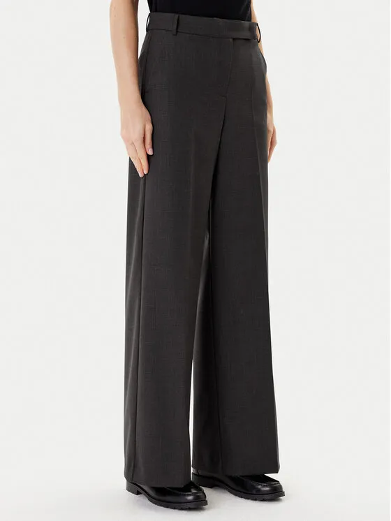 Παντελόνι Palazzo · Μαύρο · Regular Fit
