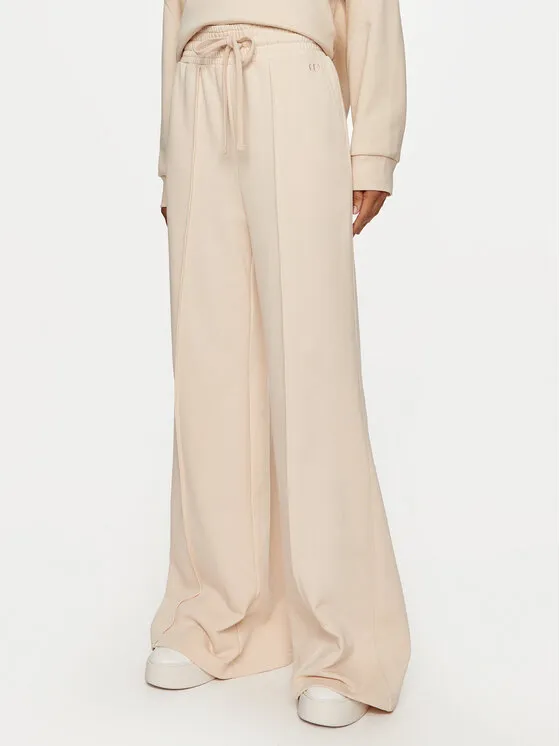Παντελόνι Palazzo · Εκρού · Relaxed Fit