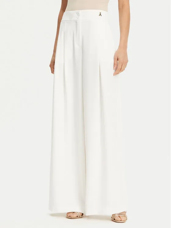Παντελόνι Palazzo · Λευκό · Regular Fit