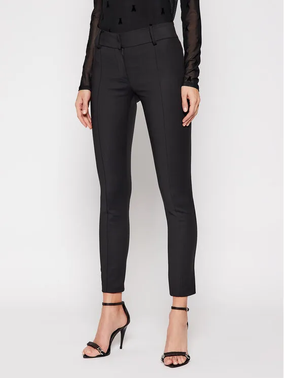 Παντελόνι υφασμάτινο · Μαύρο · Slim Fit