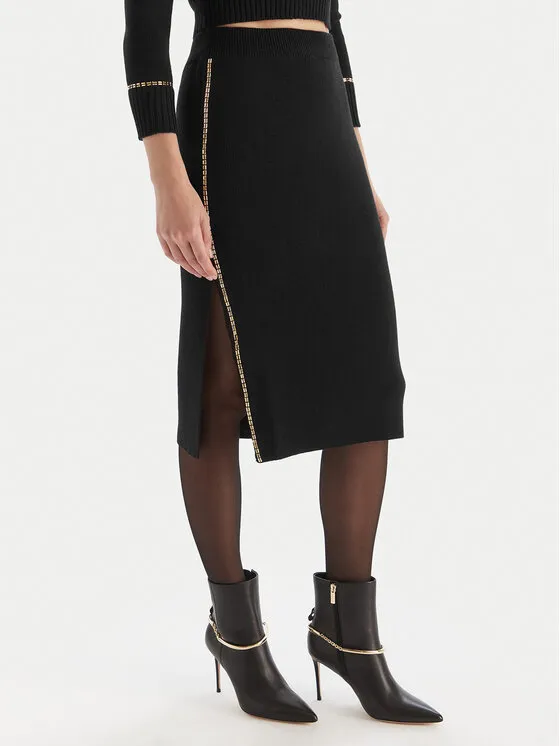 Φούστα pencil · Μαύρο · Midi