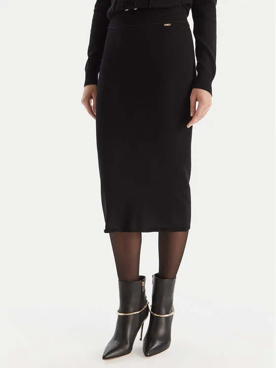 Φούστα pencil · Μαύρο · Midi