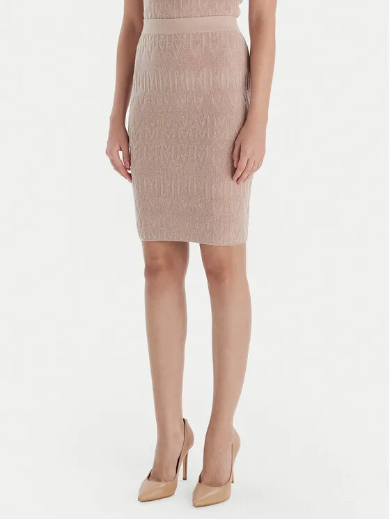 Φούστα pencil · Μπεζ · Mini