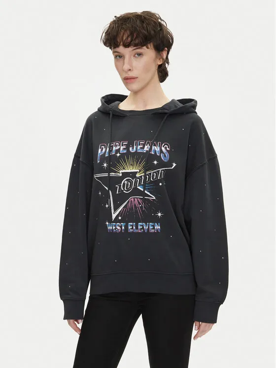 Μπλούζα · Μαύρο · Relaxed Fit