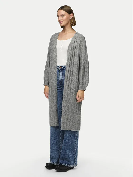 Pieces Ζακέτα · Γκρι · Relaxed Fit