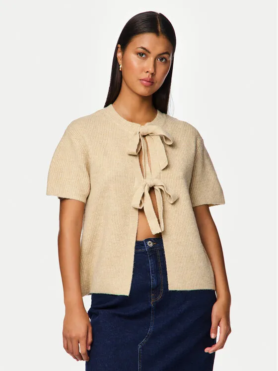 Pieces Ζακέτα · Μπεζ · Regular Fit