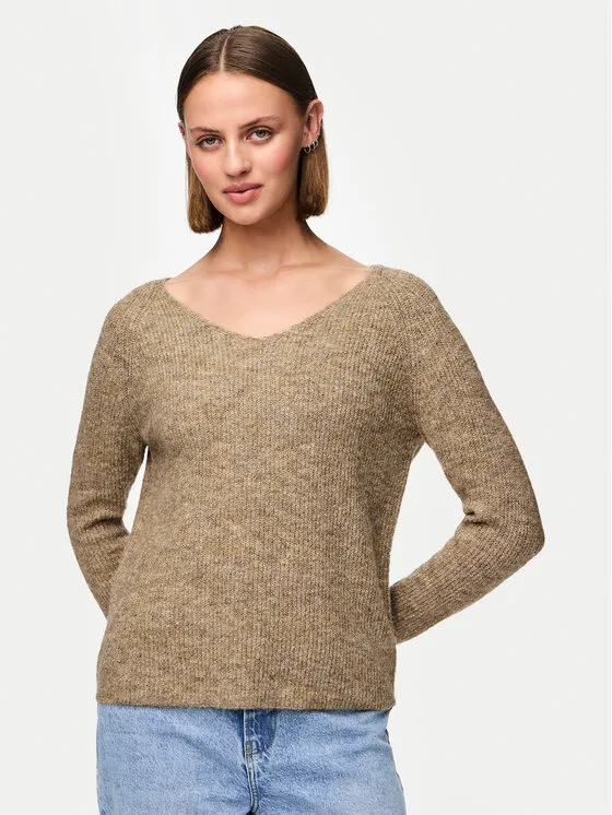 Pieces Πουλόβερ · Καφέ · Regular Fit