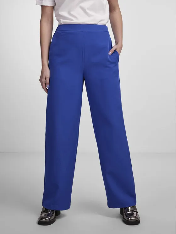 Pieces Παντελόνι υφασμάτινο · Μπλε · Relaxed Fit