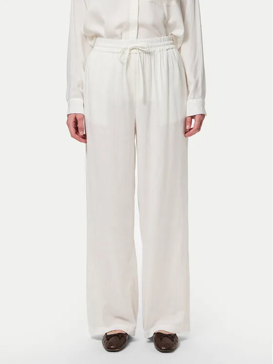 Pieces Παντελόνι υφασμάτινο · Λευκό · Regular Fit