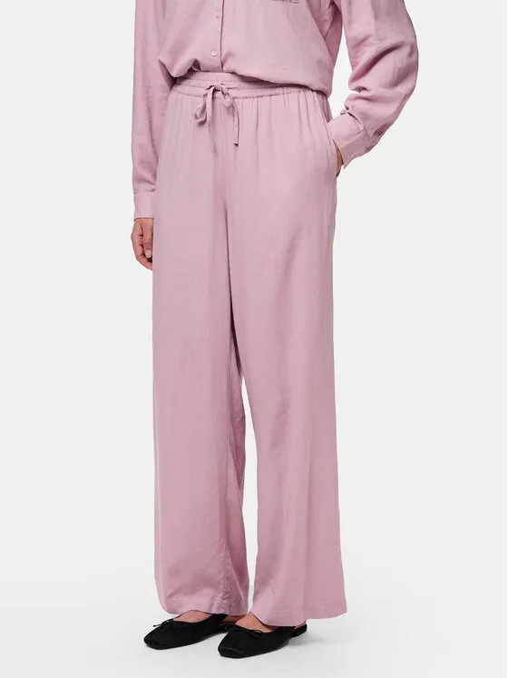 Pieces Παντελόνι υφασμάτινο · Ροζ · Regular Fit