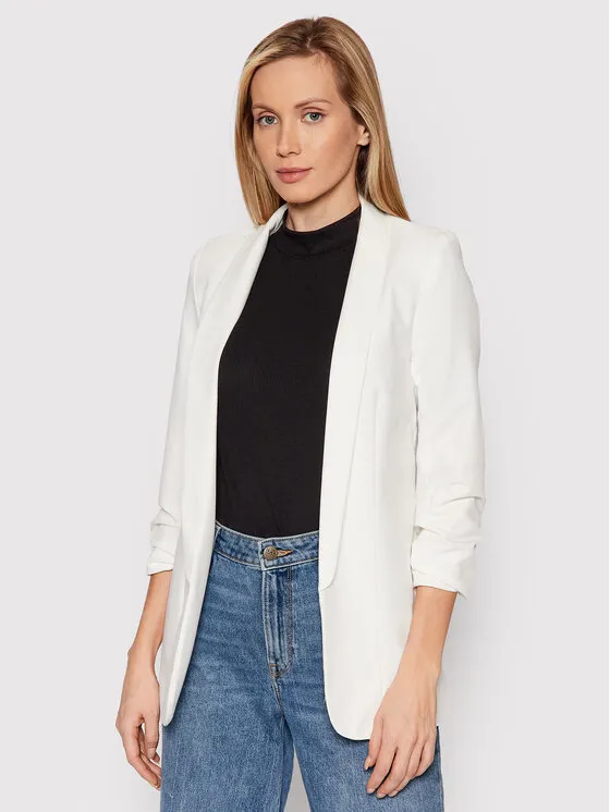 Pieces Σακάκι · Λευκό · Regular Fit