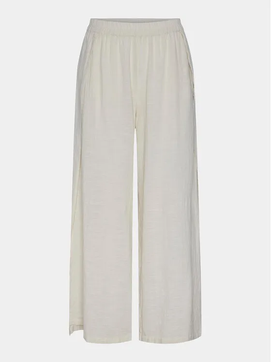 Pieces Παντελόνι υφασμάτινο · Εκρού · Regular Fit