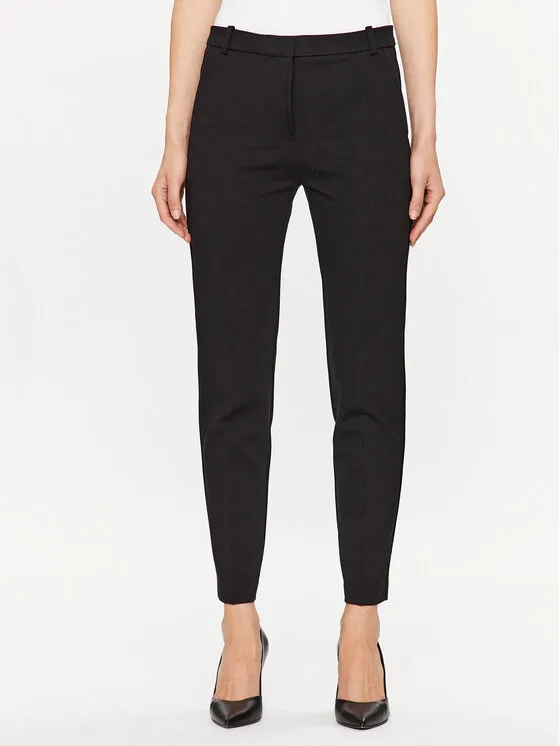 Παντελόνι υφασμάτινο · Μαύρο · Slim Fit