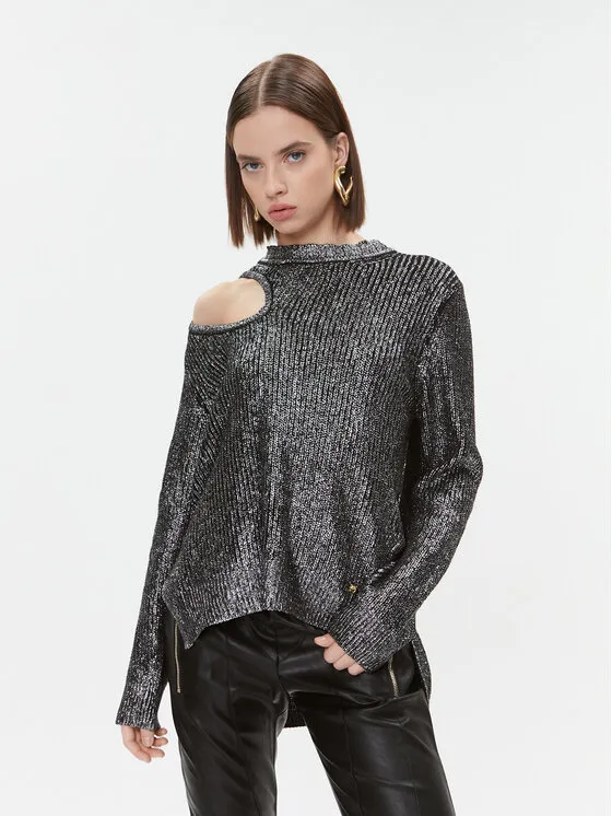 Πουλόβερ · Ασημί · Regular Fit
