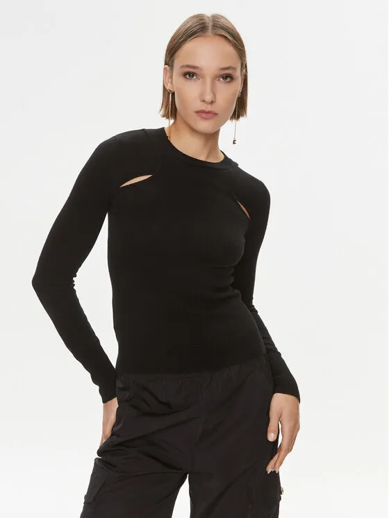 Πουλόβερ · Μαύρο · Regular Fit