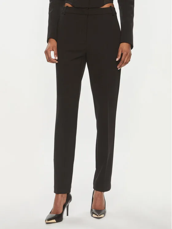 Παντελόνι υφασμάτινο · Μαύρο · Slim Fit