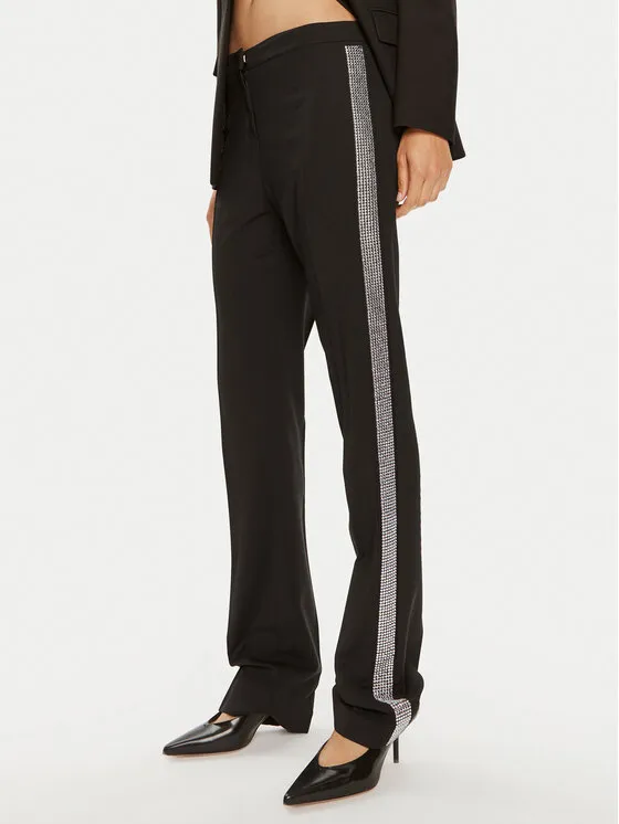 Παντελόνι υφασμάτινο · Μαύρο · Regular Fit
