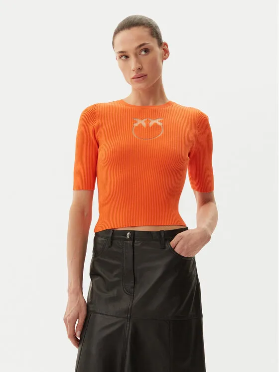 Πουλόβερ · Πορτοκαλί · Slim Fit