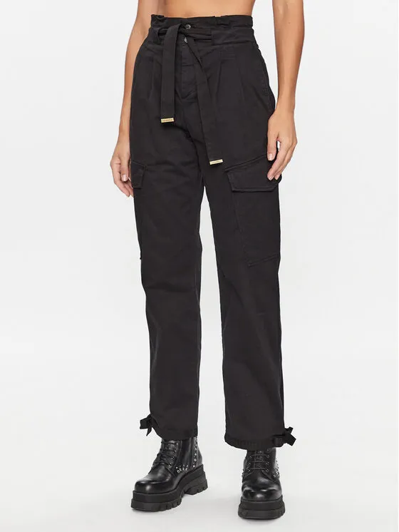 Παντελόνι υφασμάτινο · Μαύρο · Regular Fit