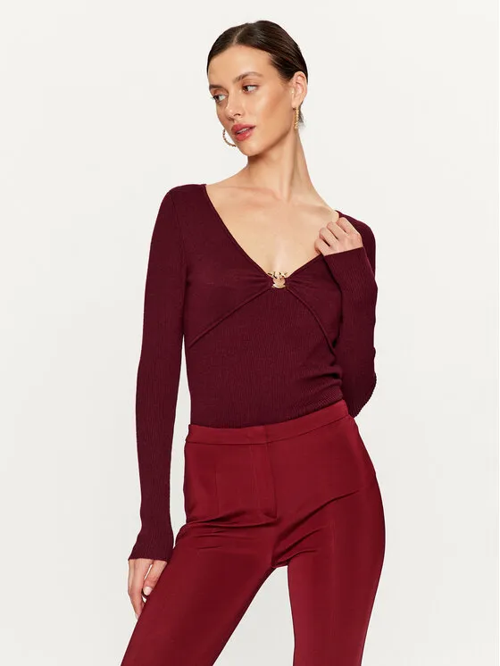 Πουλόβερ · Μπορντό · Regular Fit