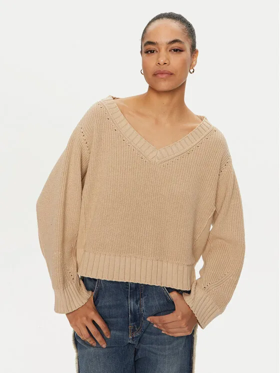 Πουλόβερ · Μπεζ · Regular Fit