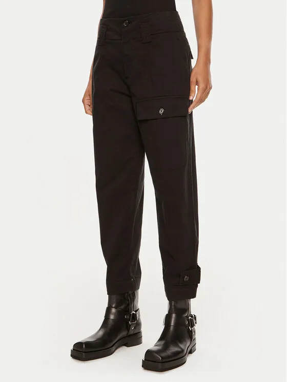 Παντελόνι υφασμάτινο · Μαύρο · Regular Fit