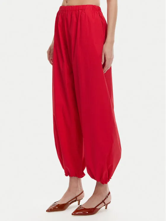 Παντελόνι υφασμάτινο · Κόκκινο · Relaxed Fit