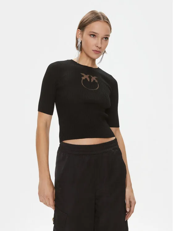 PINKO Πουλόβερ · Μαύρο · Slim Fit