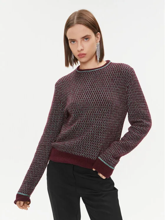 Πουλόβερ · Μπορντό · Regular Fit
