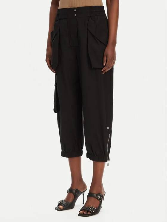 Παντελόνι υφασμάτινο · Μαύρο · Regular Fit