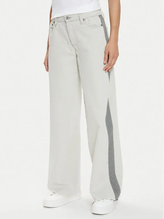 Please Τζιν · Μπεζ · Relaxed Fit