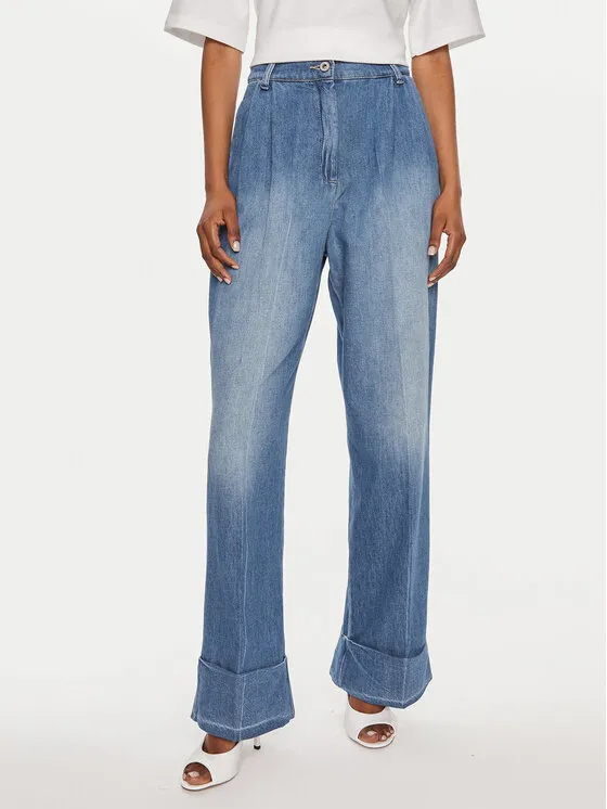Please Τζιν · Μπλε · Relaxed Fit