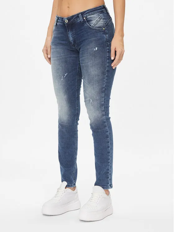 Please Τζιν · Μπλε · Slim Fit