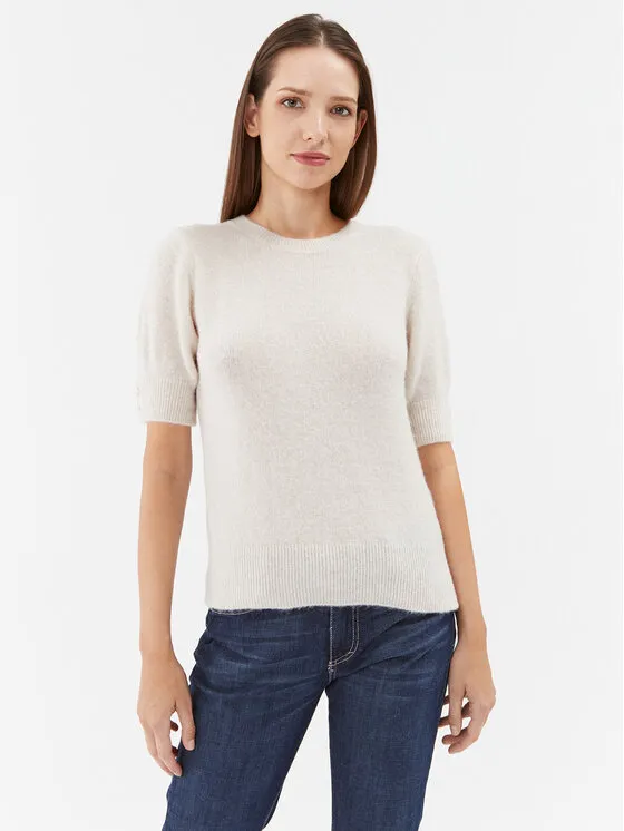 Please Πουλόβερ · Εκρού · Regular Fit