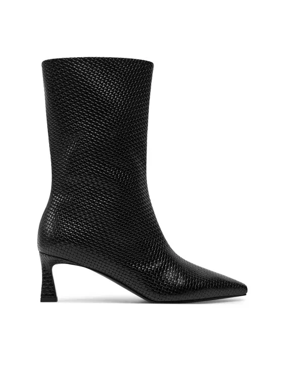 Pollini Μποτάκια · Μαύρο · 6 cm