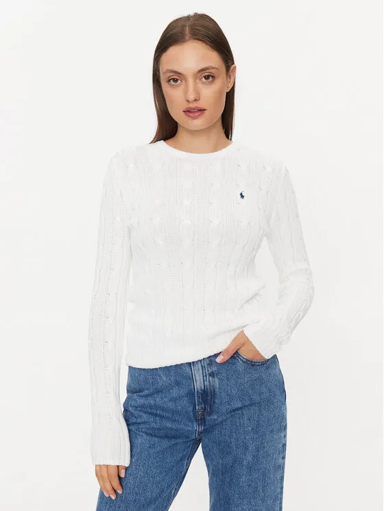 Πουλόβερ · Λευκό · Regular Fit