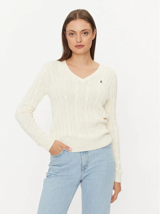 Πουλόβερ · Εκρού · Regular Fit