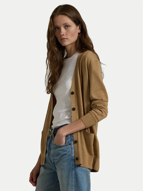 Ζακέτα · Μπεζ · Relaxed Fit