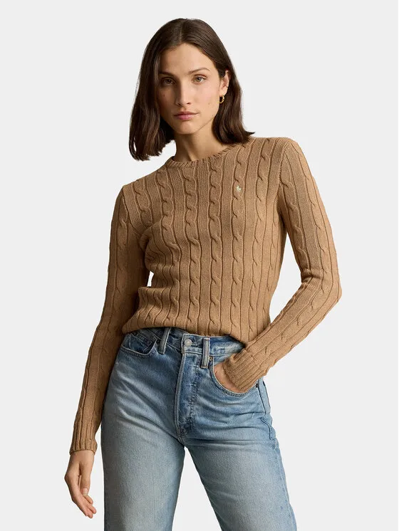 Πουλόβερ · Καφέ · Regular Fit
