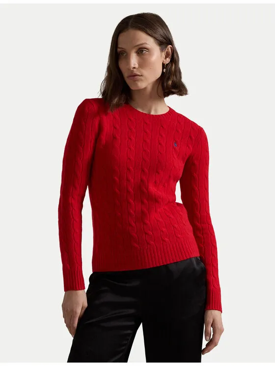 Πουλόβερ · Κόκκινο · Slim Fit