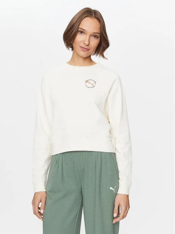 Puma Μπλούζα · Εκρού · Regular Fit