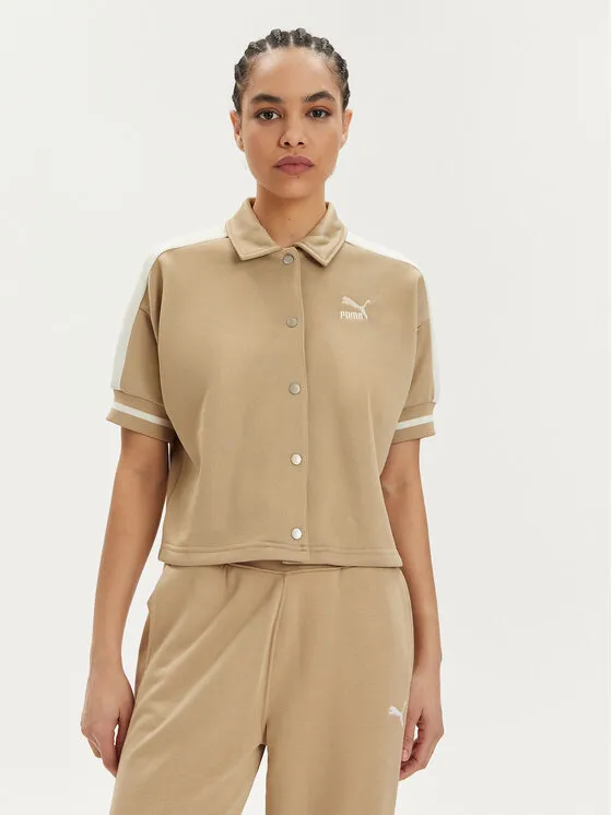 Puma Μπλούζα · Μπεζ · Relaxed Fit